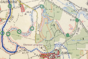 Karte 2 zum Naturschutzvorhaben an der Alten Elbe