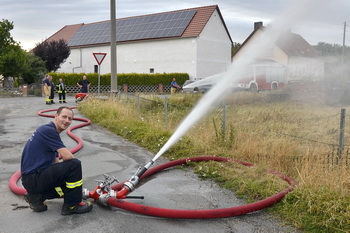 Brunnenüberprüfung durch die Feuerwehr