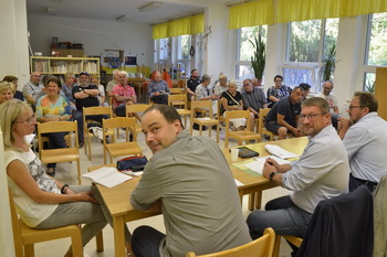 Einwohnerversammlung in der Elbenauer Schule