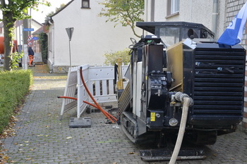 Verlegung von Glasfaserleitungen in Elbenau