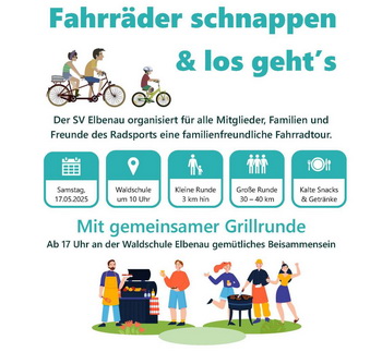Flyer der Elbenauer Radtour