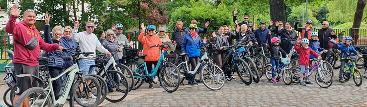 Start der Elbenauer Radtour an der Waldschule