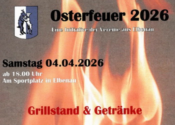 Flyer f&uuml;r das Osterfeuer