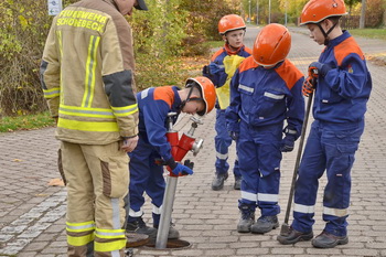 Setzen des Standrohrs