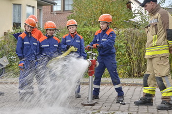 Setzen des Standrohrs