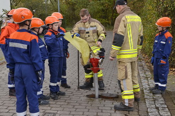 Setzen des Standrohrs
