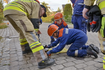 Setzen des Standrohrs