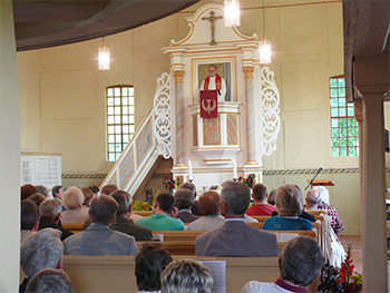 Gottesdienst zur Einweihung der Elbenauer St.-Pankratius-Kirche
